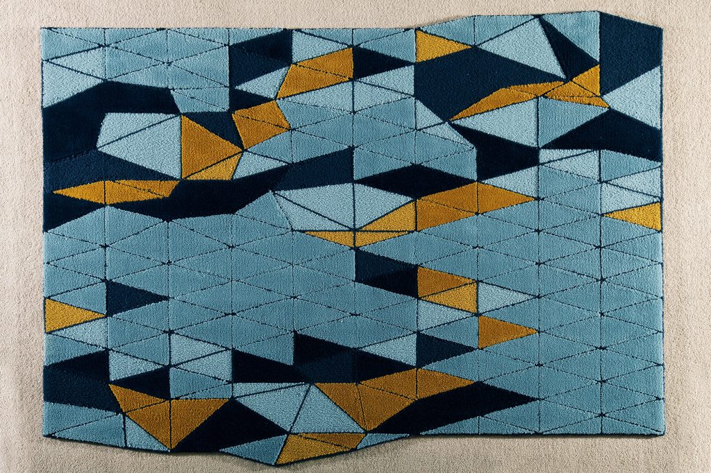 Carpetas tejidas a mano y diseñadas por Cristian Mohahed